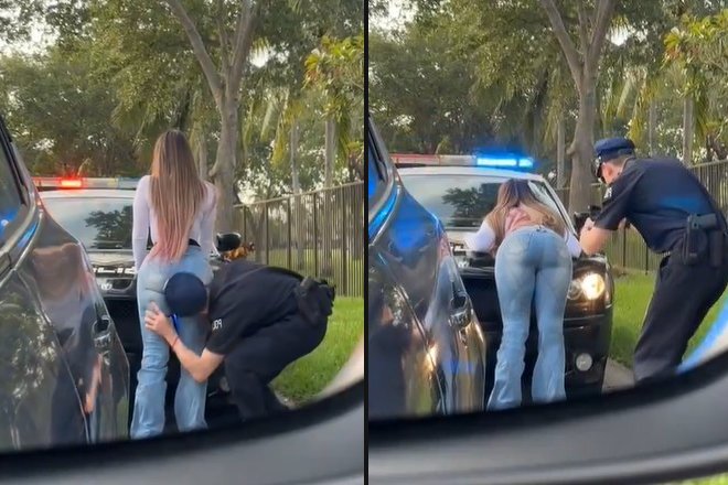 アメリカ警察官が女性を職質「内容が強制わいせつ」過ぎて話題になった投稿動画