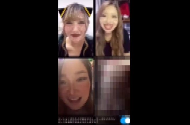 インスタライブでチン凸された美女3人さん、汚物を見せられたような反応で草